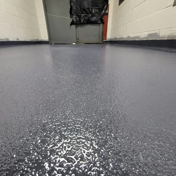 Epoxy flake finish garage floor Baton Rouge